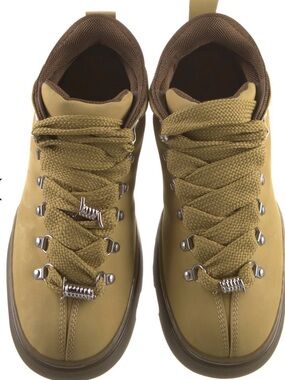 Men's Burberry Tan Suede Lace-Up Casual Boots